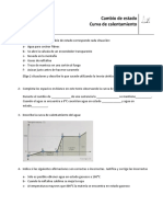 Cambio de Estado y Curva de Calentamiento