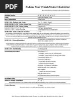 Rubber Stair Tread Product Submittal