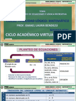 1) Planteo de Ecuaciones