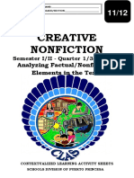 Creative Nonfiction W3