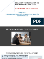 Modulo 06 - Procedimientos y Técnicas de Conciliación Extrajudicial