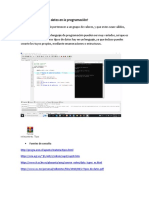Foro Unidad 3 - Tipos de Datos en La Programación