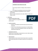 Procedimiento para Trabajo en Altura