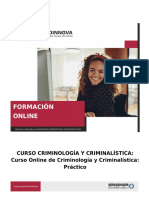 Formación Online: Curso Criminología Y Criminalística: Curso Online de Criminología y Criminalística: Práctico