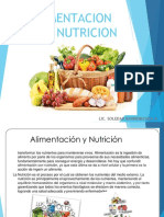 Alimentacion Y Nutricion: Lic. Soledad Barrenechea A