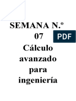 Semana N.º 07 Cálculo Avanzado para Ingeniería