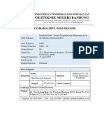 Politeknik Negeri Bandung: Lembar Sampul Dokumen B300