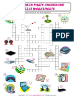 5 Complete The Crossword Using The Computer Parts of Pictures