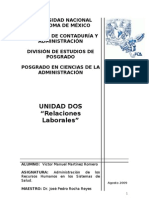 Tarea 01 - Unidad Dos - Relaciones Laborales