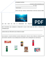 Reciclagem e separação de embalagens