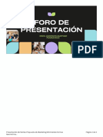 Presentación de Ventas Propuesta de Marketing Minimalista Formas Geométricas Multicolor