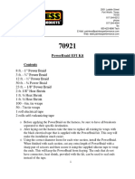 Powerbraid Efi Kit: 2501 Ludelle Street Fort Worth, Texas 76105 817-244-6212 Phone 817-244-4024 Fax 800-423-9696 Tech