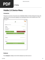 WorkMax2 Device Menu