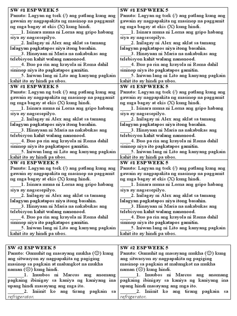 SW #1 Esp Week 5 SW #1 Esp Week 5: Refrigerator. Refrigerator | PDF