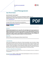 Evidence-Based Management A Literature Review
