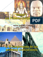 Unidad 3 Las Primeras Civilizaciones