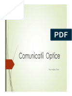 Comunicatii Optice: Paun Adrian Florin