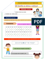 ¡Mi Familia Es Única y Valiosa!: Comencemos