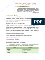 Panorama Da Bíblia: Diretor: Pr. Enedino Professor: Pr. Vladmir Ramos Gusman