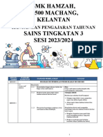 SMK Hamzah, 18500 MACHANG, Kelantan Sains Tingkatan 3 SESI 2023/2024