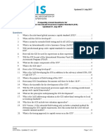 Global insurance capital standard FAQs updated July 2017