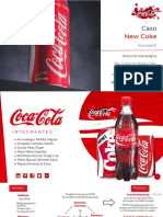 New Coke: Actividad 01 Dirección Estratégica Mg. Guillermo Molero Petit Maestría en Administración de Empresas