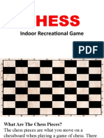 Chess: Indoor Recreational Game