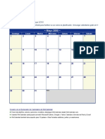 Calendario en blanco Mayo 2050 descarga gratis planificador