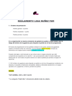 Reglamento Liga Nuñez Fem: 1 - Sistema de Puntuación