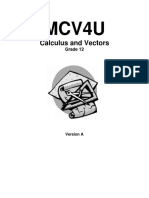 MCV4U - Unit 1 - Version A
