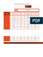 Work Breakdown Structure Diagram Template: Project