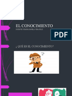 El Conocimiento