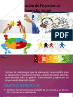 Elaboración de Proyectos de Desarrollo Social