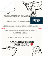 Los Animales Alex Leonardo Ramos Guzman