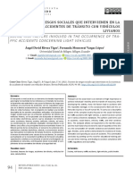 Social Risk Fac Tors Involved in The Occurrence of Tra Ffic Accidents Concerning Light Vehicles