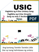 MUSIC 5 Q3 Week 1 Paglikha NG 4-Line Unitary Song