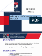 Máximos y Mínimos 1 - 1