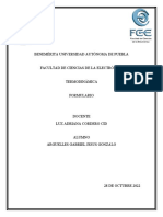 Formulario Termodinámica