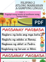 Filipino 2 Ikatlong Markahan Ika-Sampung Linggo: Pagsipi Nang Wasto at Malinaw Nang Isang Talata