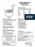 Stopwatch - Instructions S2