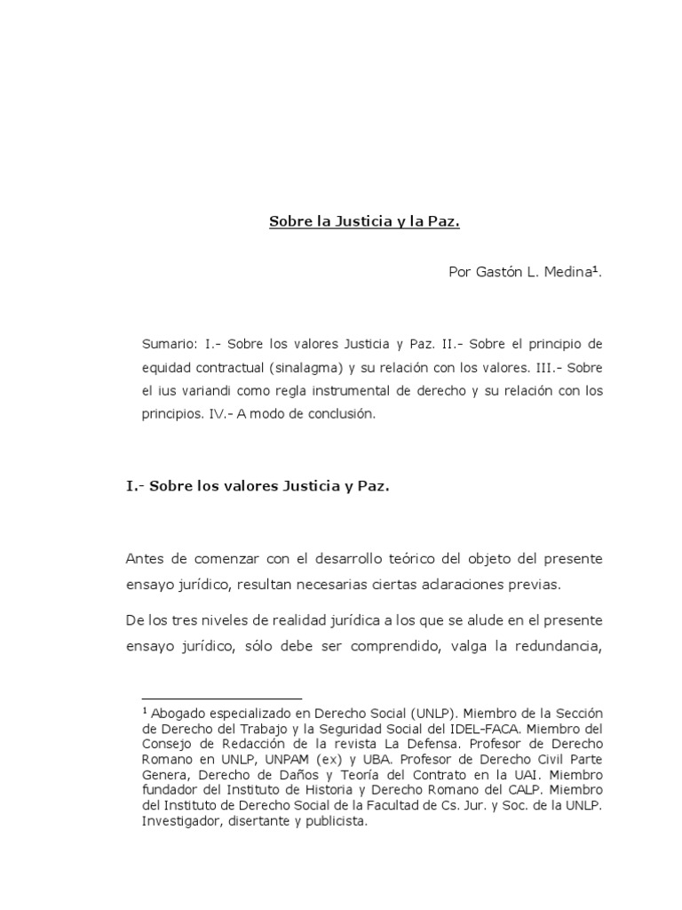 Justicia, Paz y Equidad en el Derecho | PDF | Justicia | Crimen y violencia