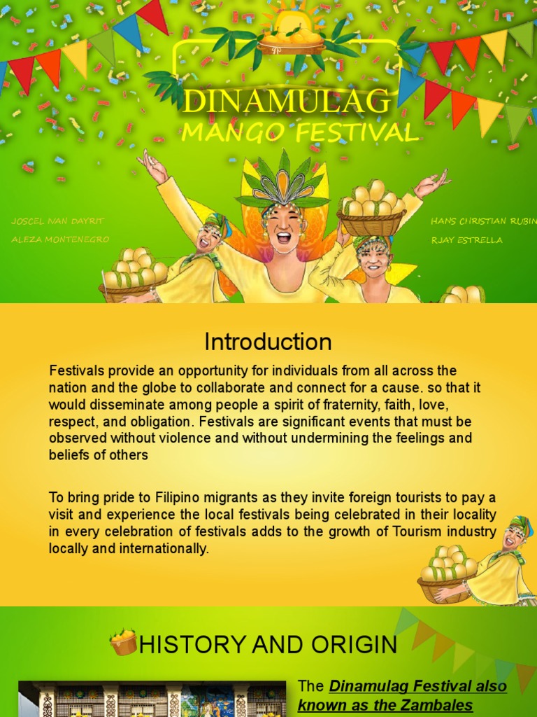 Mango Festival Zambales BSTM 4 A | PDF | Mango