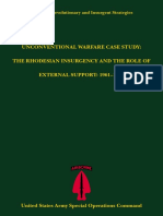 Unconventional Warfare Case Study: The Rhodesian Insurgency and The Role of EXTERNAL SUPPORT: 1961-1979