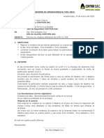 Informe de Voladura RP 289, Contmin 03.03.23
