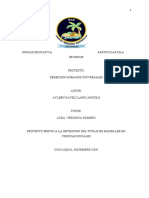 Proyecto de Grado Derechos Humanos Tercero Ciencias