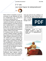 Lectura para 3° 4° 5° Año ¿Cuánto Tiempo Nos Tomó Lograr La Independencia?