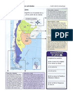 Argentina, Mapa de Climas Con Actividades