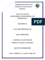 Taller Geofisica Gravimetria