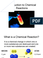 Introduction to Chemical Reactions