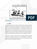 Orígenes y evolución de la administración desde la prehistoria